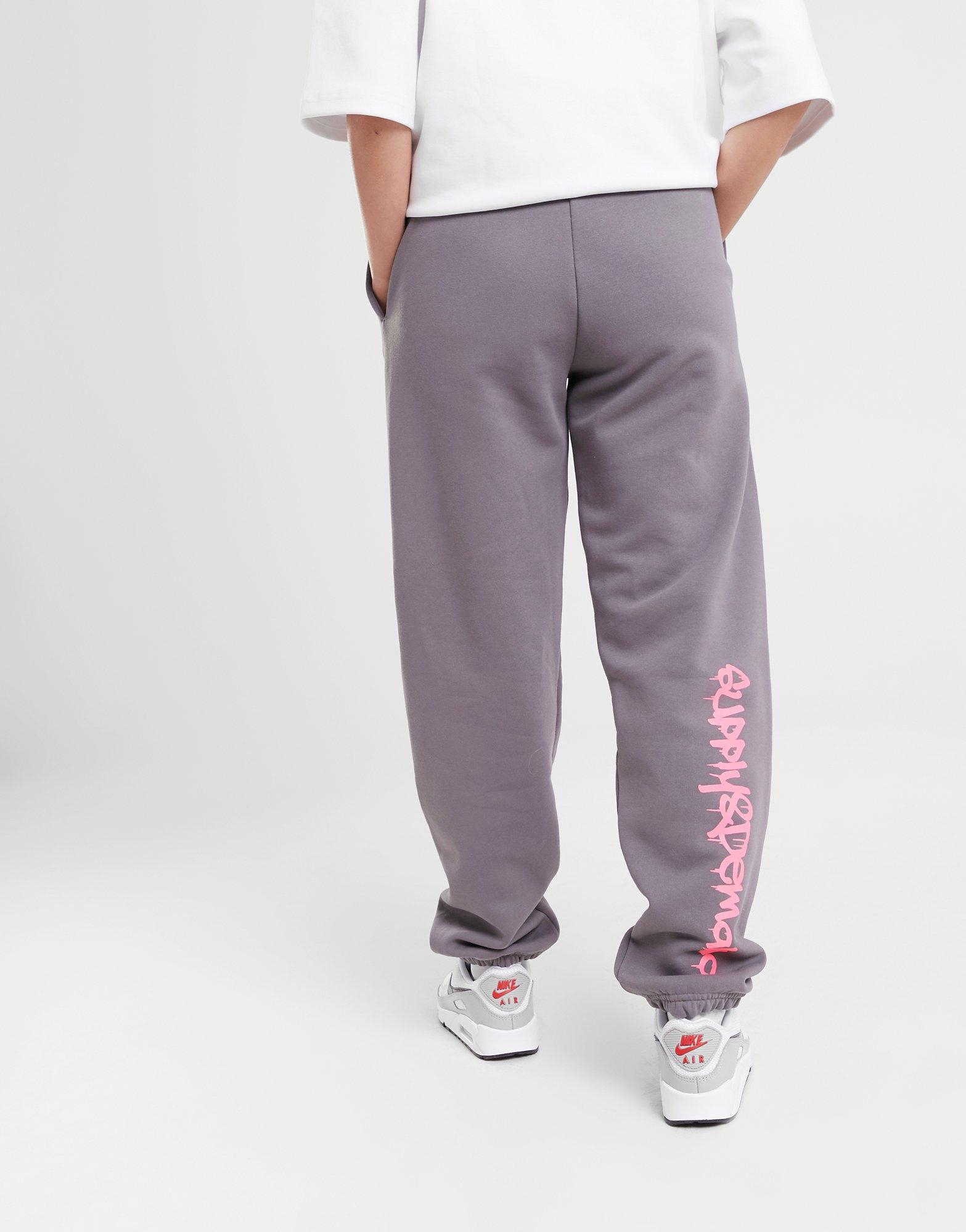 Moteriškos kelnės SUPPLY&DEMAND KELNĖS GRFITI JOG PNT GRY/PNK SUPTW16150 Juoda