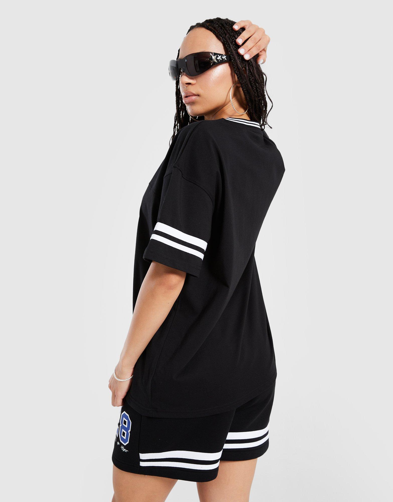 Női póló SUPPLY&DEMAND PÓLÓ CONTRAST TEE BLK SUPTW17452007 Fekete