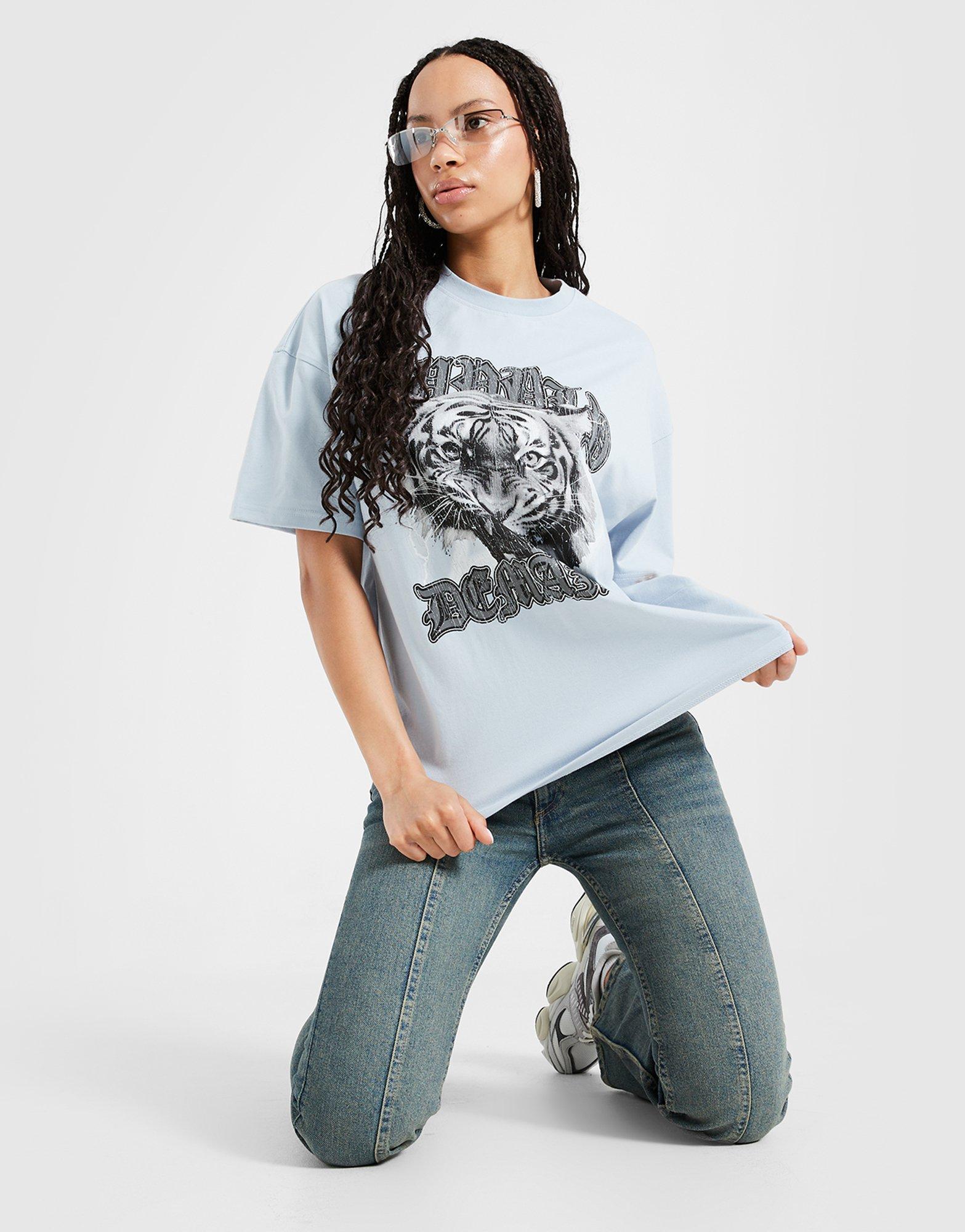 Moteriški marškinėliai SUPPLY&DEMAND MARŠKINĖLIAI TIGER TEE BLU SUPTW17456584 Mėlyna