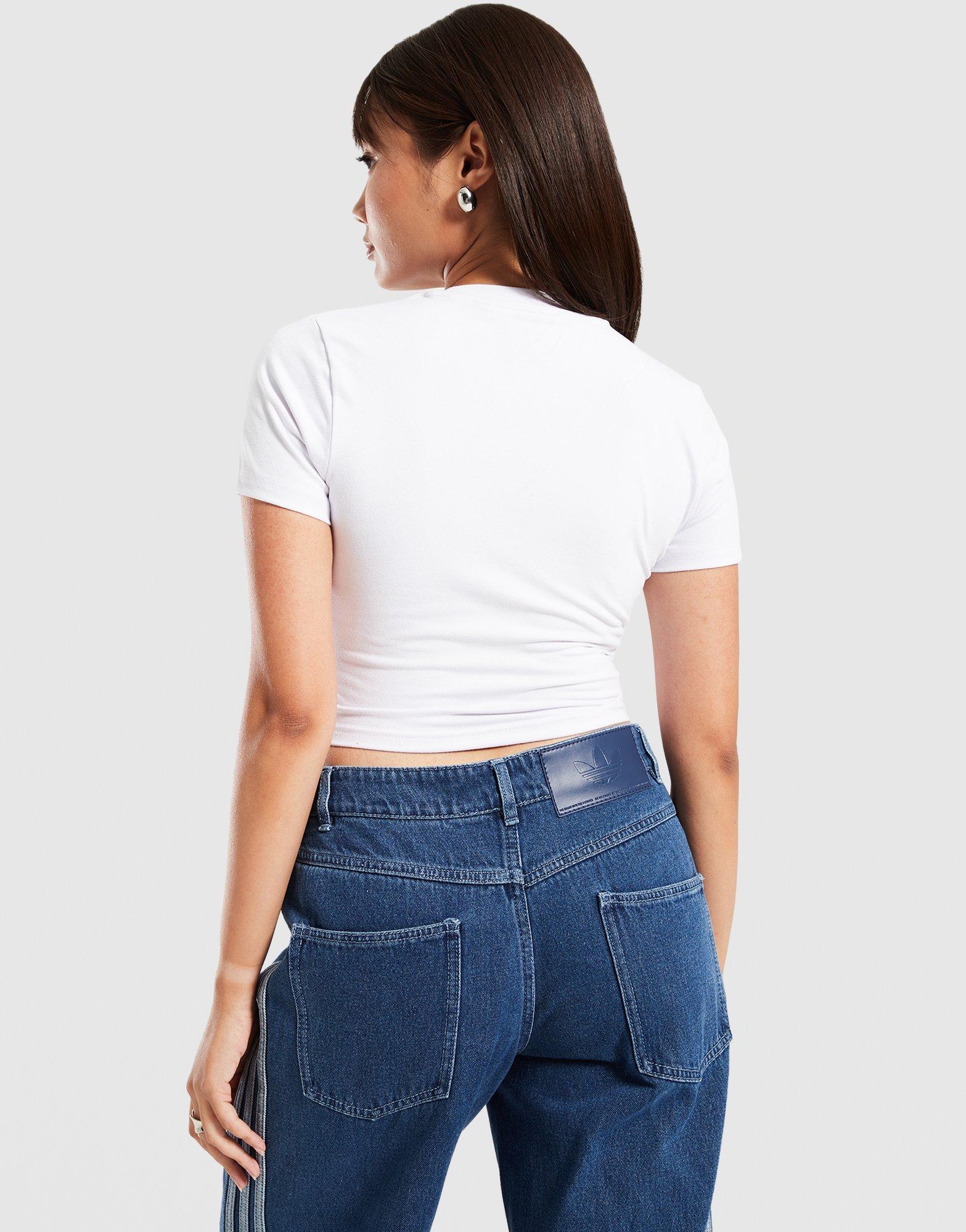 Koszulka, t-shirt damski SUPPLY&DEMAND T-SHIRT SUTTON SLM TEE SUPTW17658010 Biały