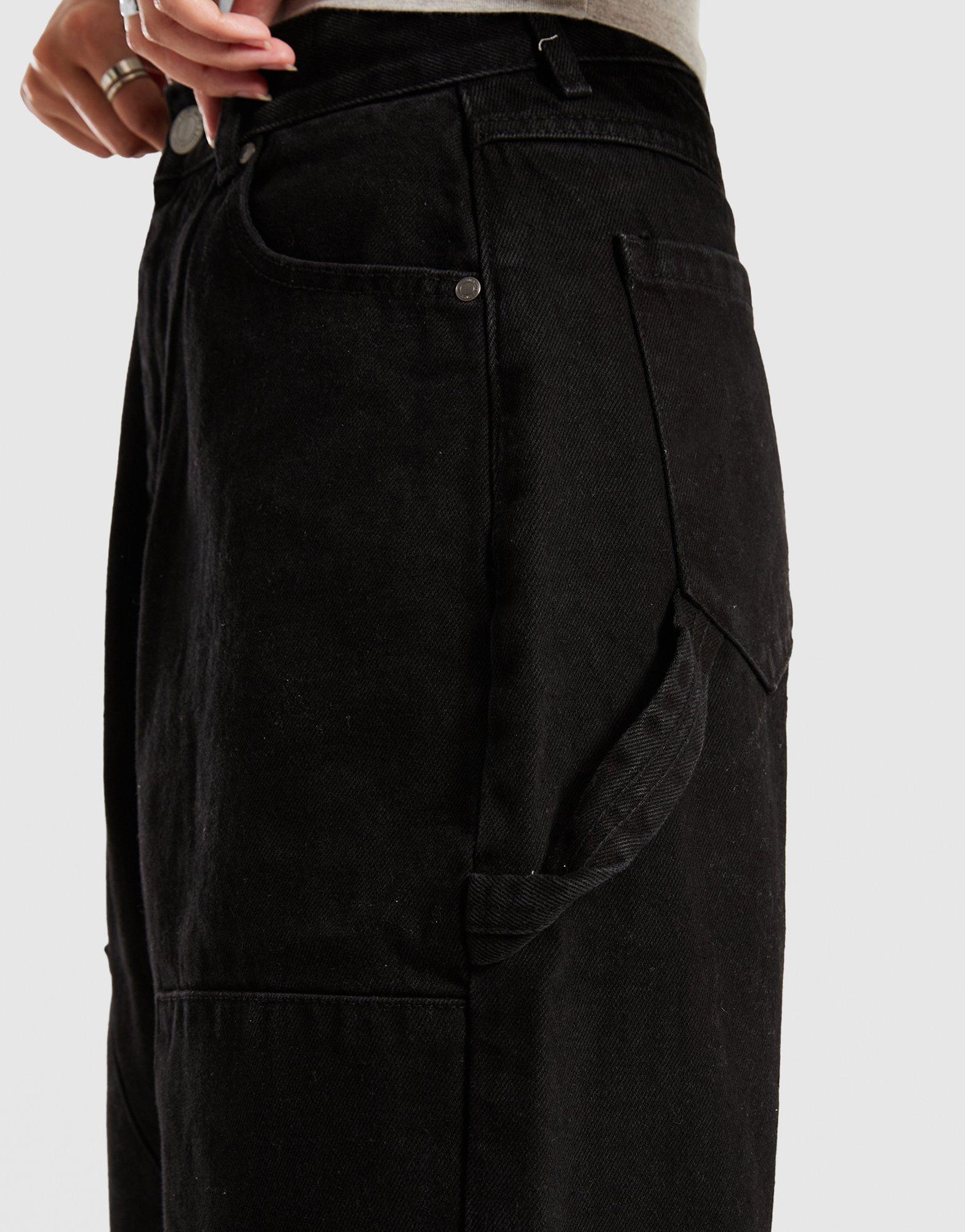 Krótkie spodenki, szorty damskie SUPPLY&DEMAND SZORTY CARPENTER JORT SUPTW17668036 Czarny