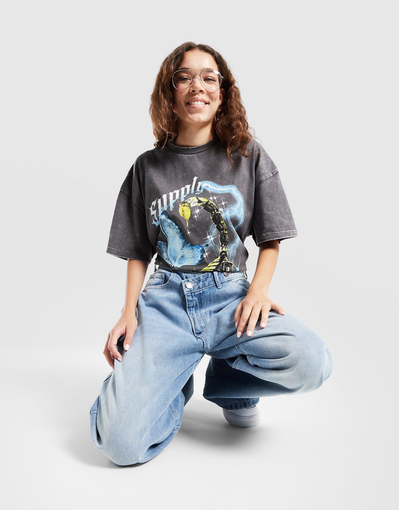 Moteriški džinsai SUPPLY&DEMAND KELNĖS ASYMMETRIC JN SUPTW17895740 Mėlyna