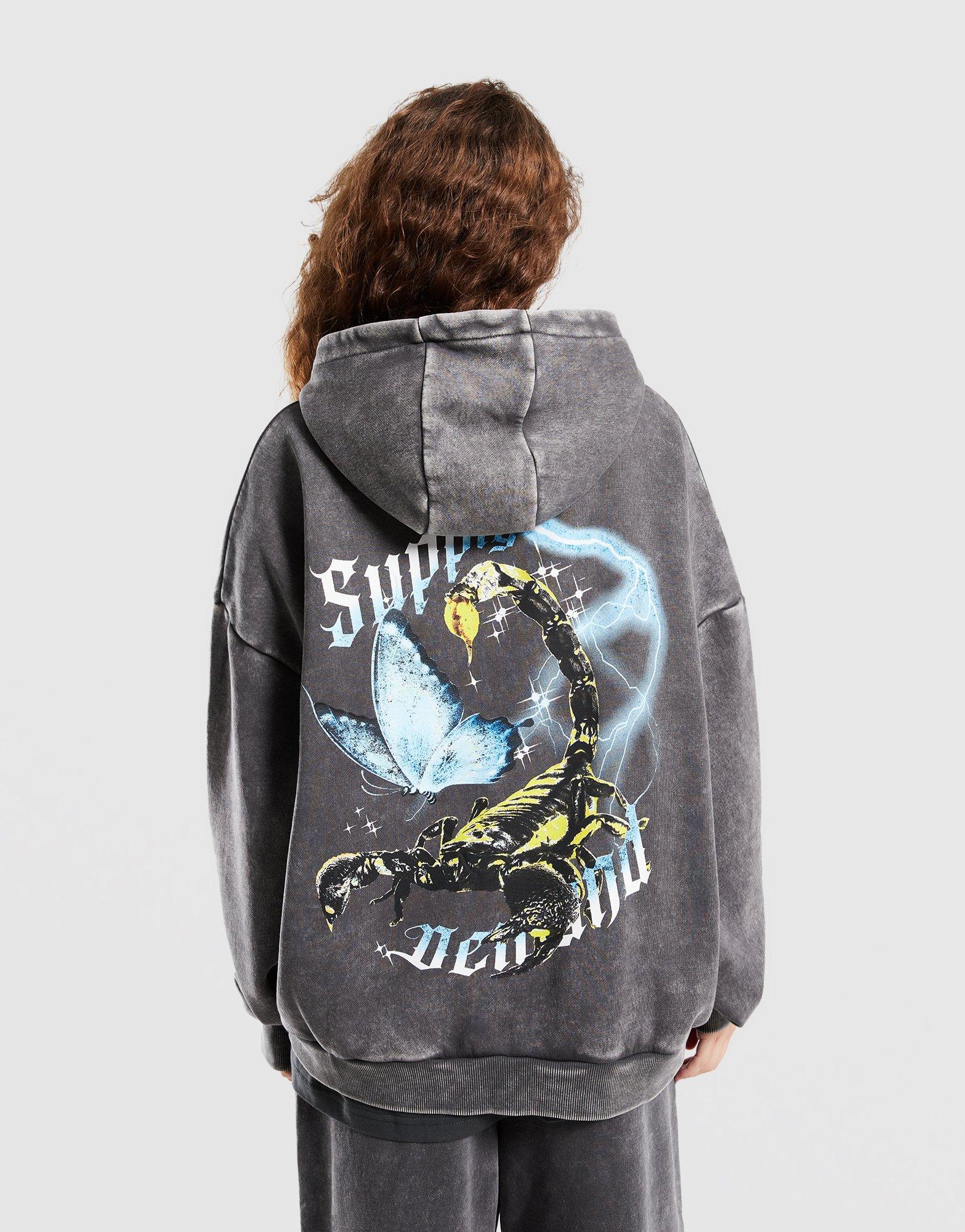 Bluză pentru femei SUPPLY&DEMAND BLUZĂ CU GLUGĂ SCORP SUPTW17899588 Gri