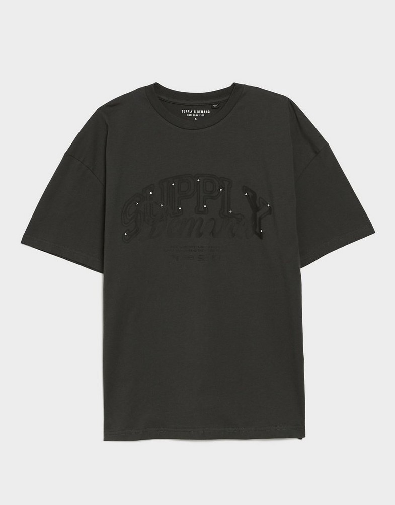 Дамска тениска SUPPLY&DEMAND ТЕНИСКА SPRAY TEE SUPTW17902526 Сив