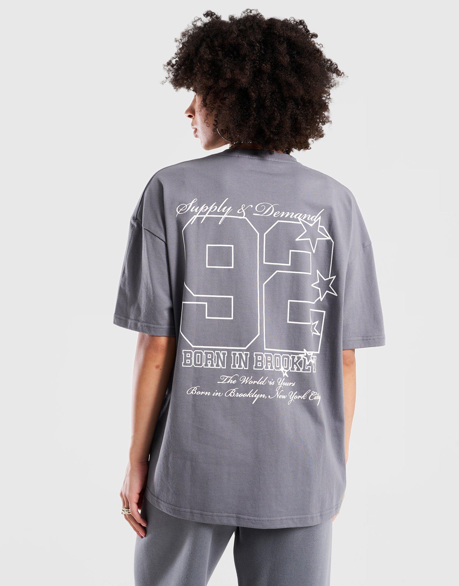 Koszulka, t-shirt damski SUPPLY&DEMAND T-SHIRT REA TEE SUPTW18058171 Szary