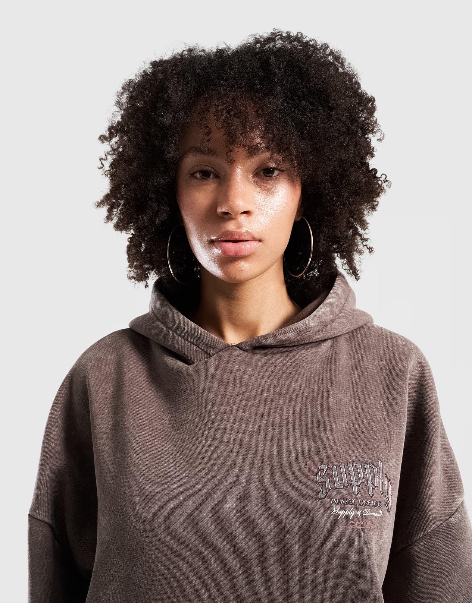 Bluza damska SUPPLY&DEMAND BLUZA Z KAPTUREM ANGEL DREAM OH HD SUPTW18064333 Brązowy