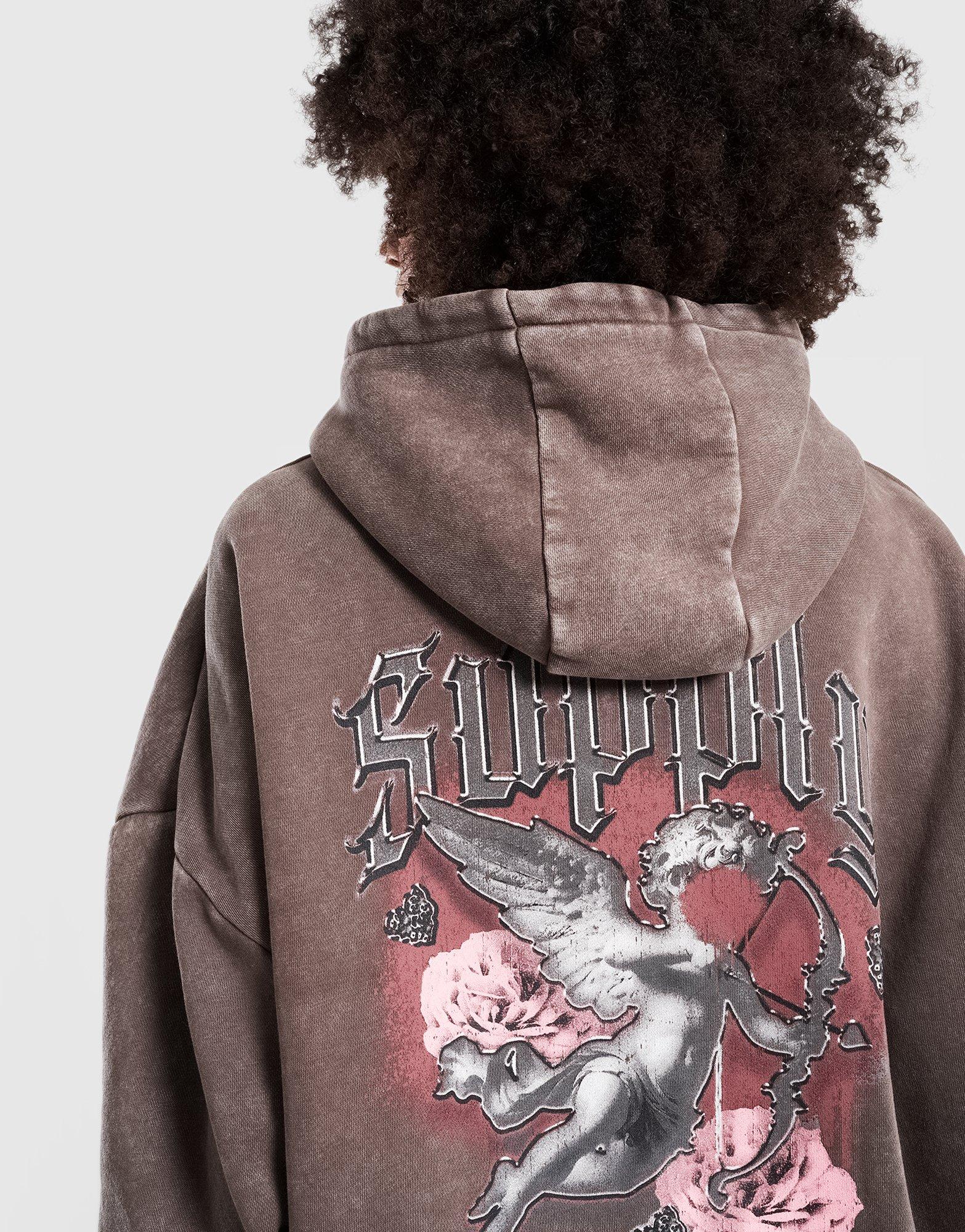 Bluza damska SUPPLY&DEMAND BLUZA Z KAPTUREM ANGEL DREAM OH HD SUPTW18064333 Brązowy