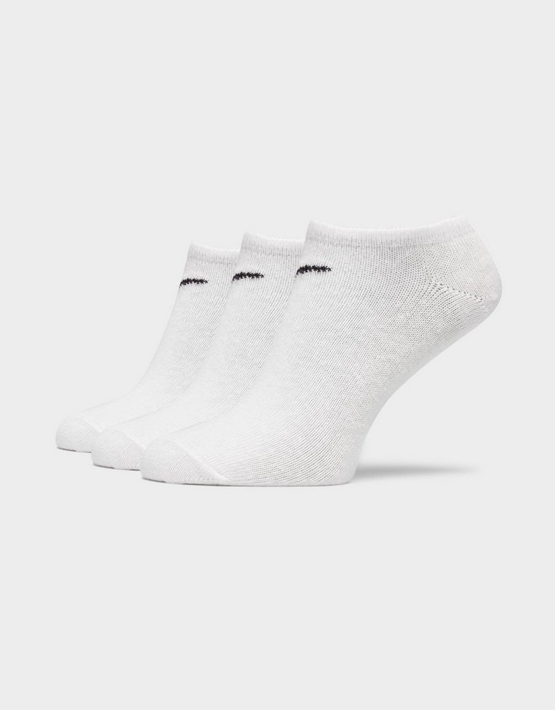 Жіночі шкарпетки NIKE ВИСОКІ ШКАРПЕТКИ 3PPK VALUE NO SHOW SX2554-101 Білий