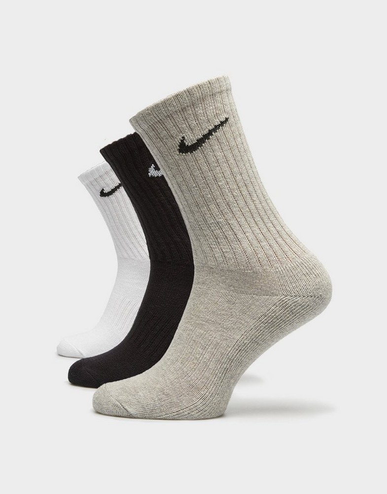Жіночі шкарпетки NIKE ВИСОКІ ШКАРПЕТКИ 3PPK VALUE COTTON CREW SX4508-965 Різнокольоровий