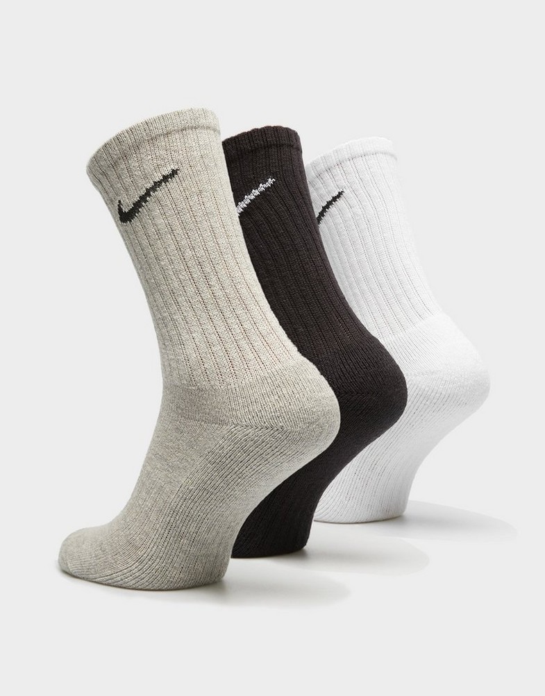 Жіночі шкарпетки NIKE ВИСОКІ ШКАРПЕТКИ 3PPK VALUE COTTON CREW SX4508-965 Різнокольоровий