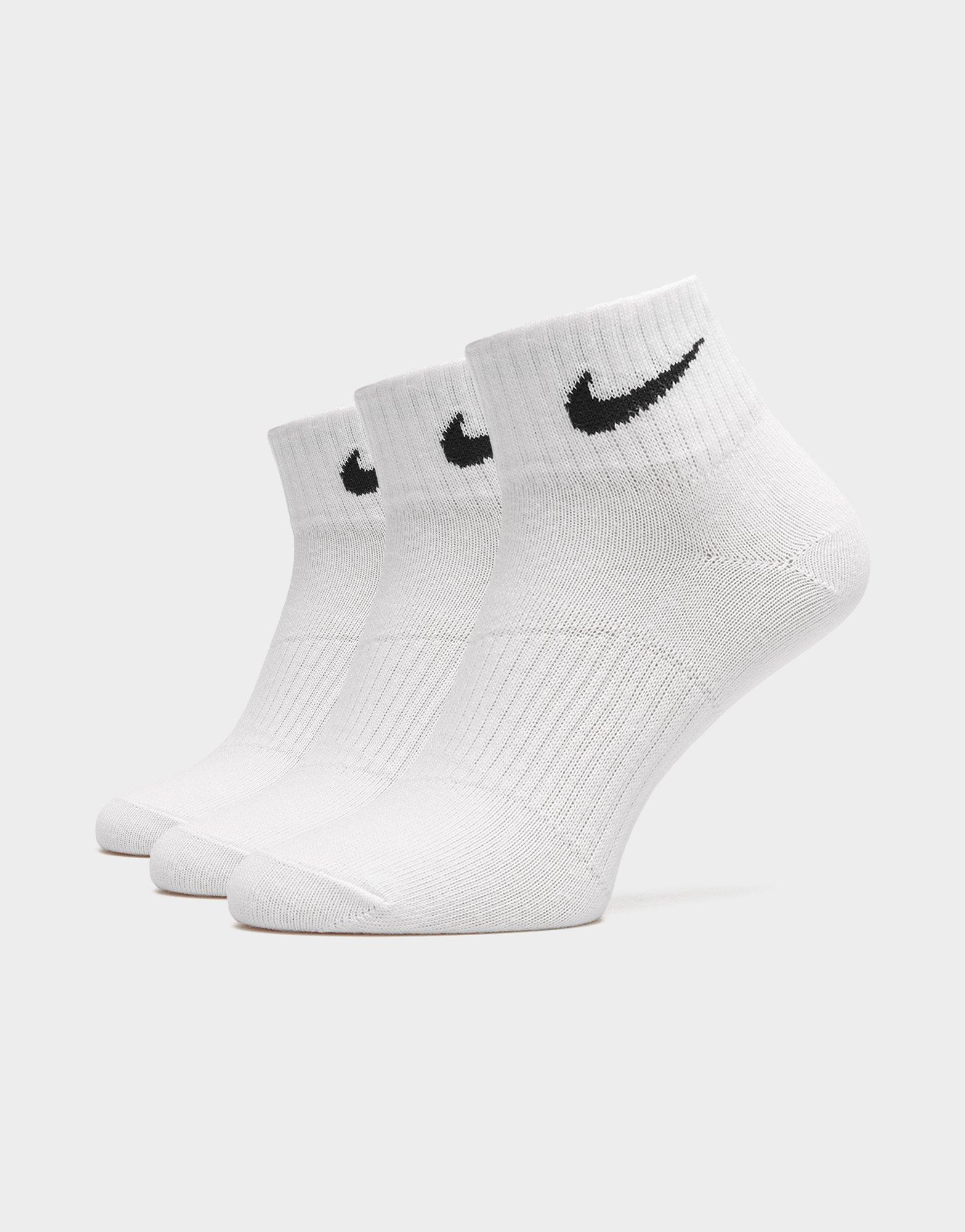 Nike Skarpety 3Ppk Quarter White