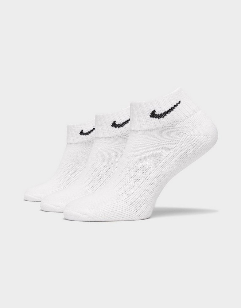 Жіночі шкарпетки NIKE ВИСОКІ ШКАРПЕТКИ CUSH QT 3PR SX4926-101 Білий
