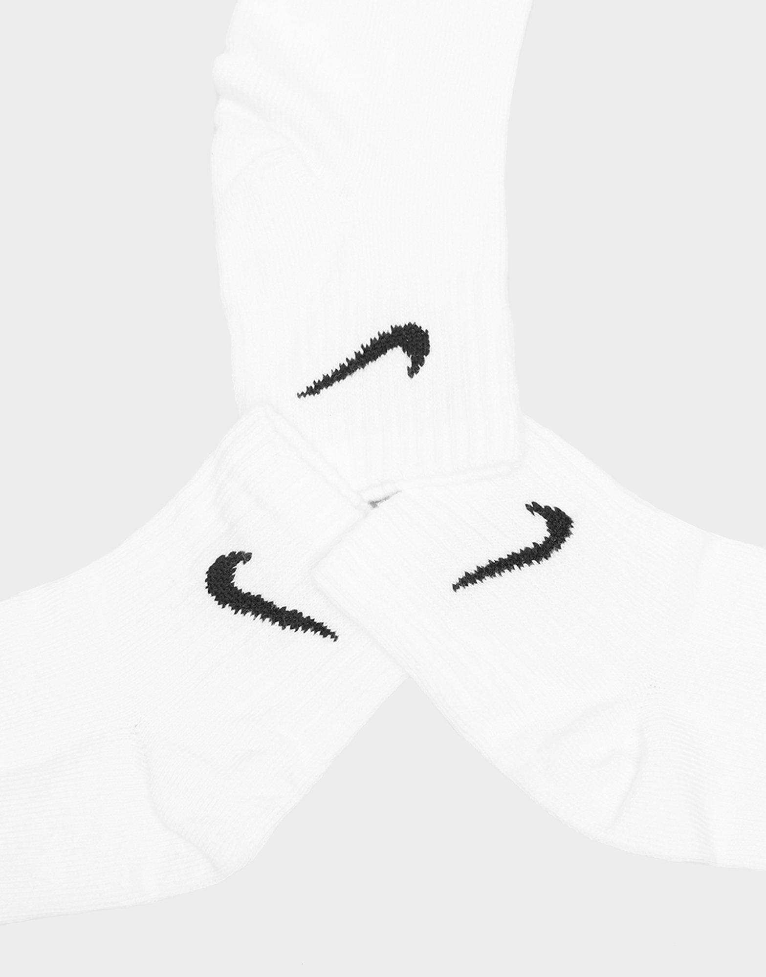 Șosete pentru femei NIKE ȘOSETE U NK EVERYDAY LTWT ANKLE 3PR SX7677-100 Alb