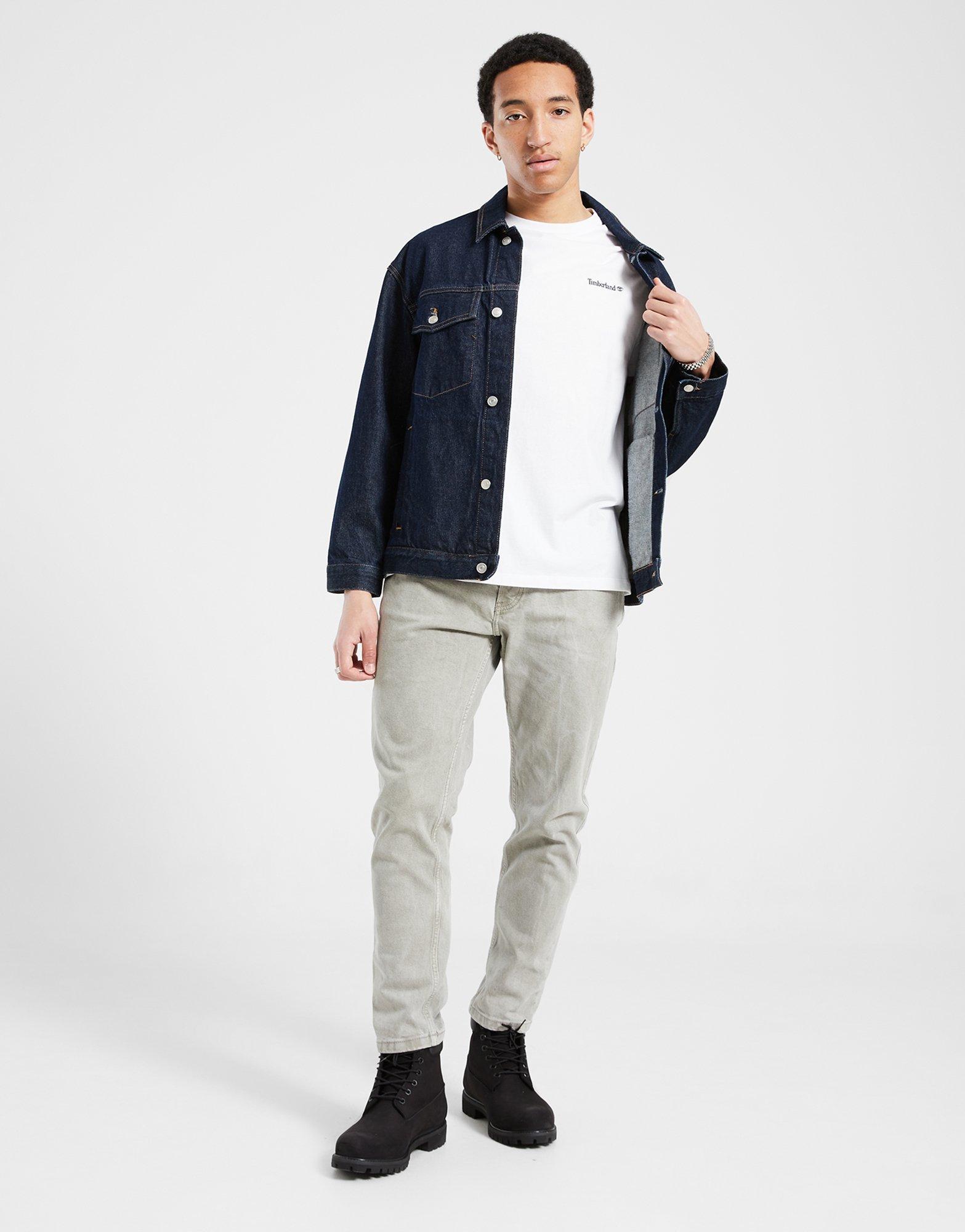 Мъжка тениска TIMBERLAND ТЕНИСКА FRONT AND BACK LOGO TB0A2PSA1001 Бял