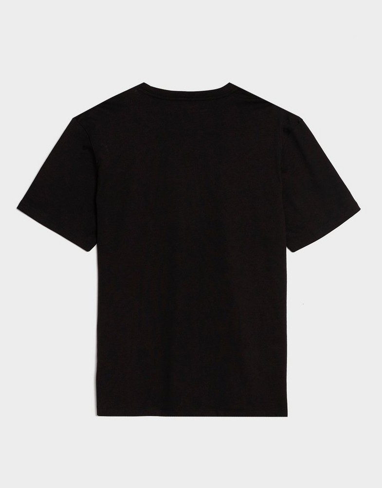 Tricou pentru bărbați TIMBERLAND TRICOU SMALL LOGO PRINT TEE TB0A5QQT0011 Negru