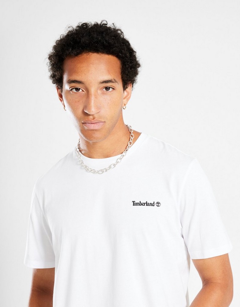 Мъжка тениска TIMBERLAND ТЕНИСКА SMALL LOGO PRINT TEE TB0A5QQT1001 Бял