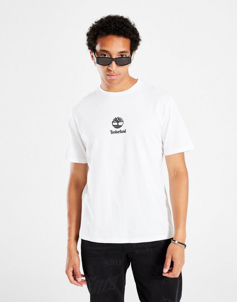 Чоловічі футболки TIMBERLAND ФУТБОЛКА NEW SMALL LOGO PRINT SS TEE TB0A6WWT1001 Білий