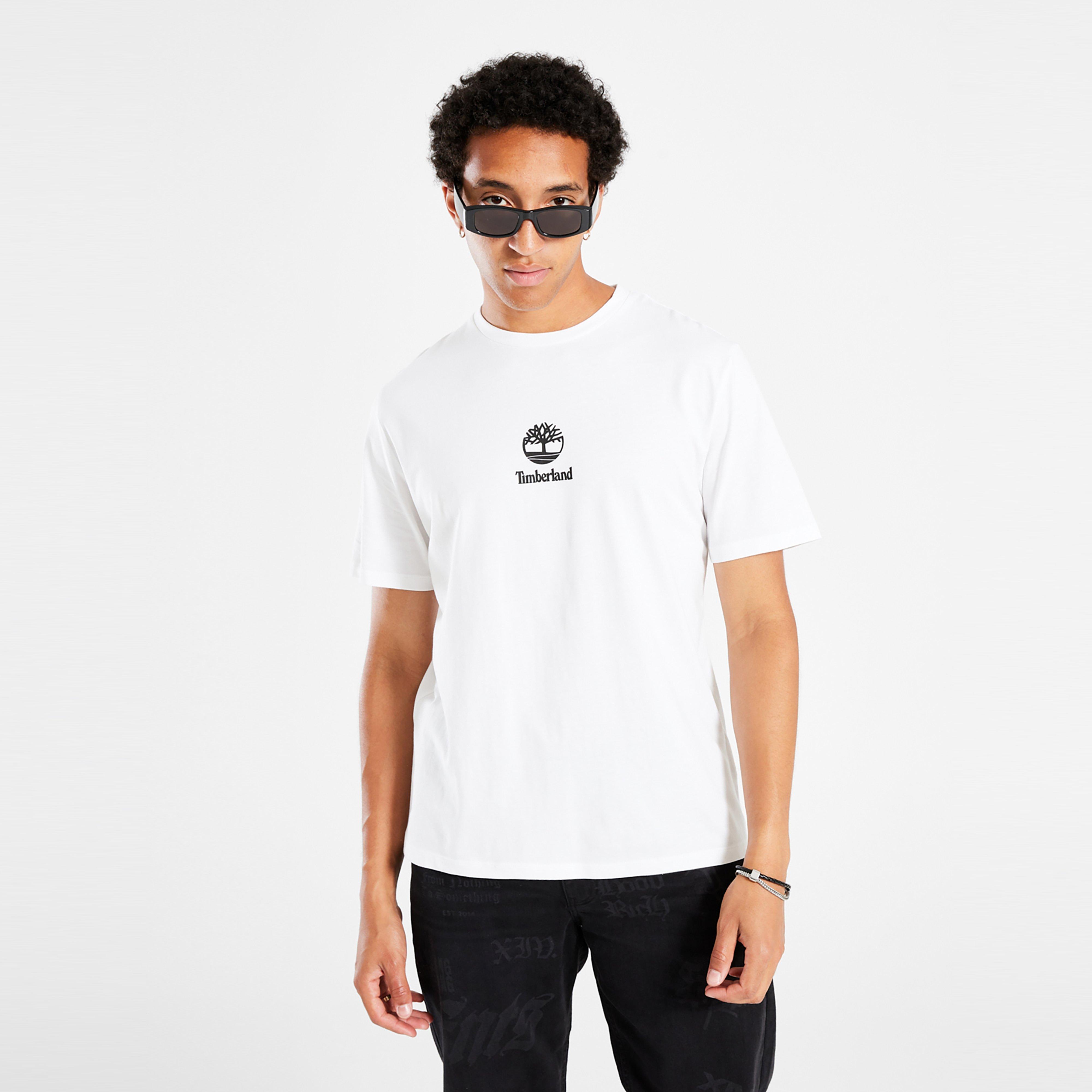 Koszulka, t-shirt męski TIMBERLAND T-SHIRT NEW SMALL LOGO PRINT SS TEE