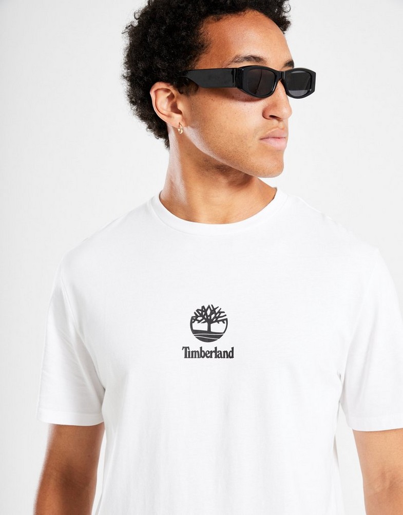 Чоловічі футболки TIMBERLAND ФУТБОЛКА NEW SMALL LOGO PRINT SS TEE TB0A6WWT1001 Білий
