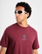 TIMBERLAND ФУТБОЛКА NEW SMALL LOGO PRINT SS TEE BURGUNDY