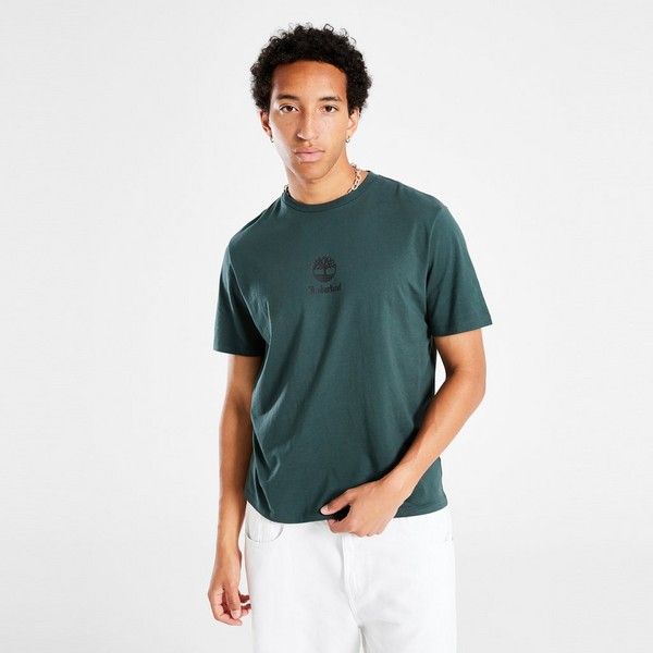 TIMBERLAND ТЕНИСКА NEW SMALL LOGO PRINT SS TEE GREEN GABLES