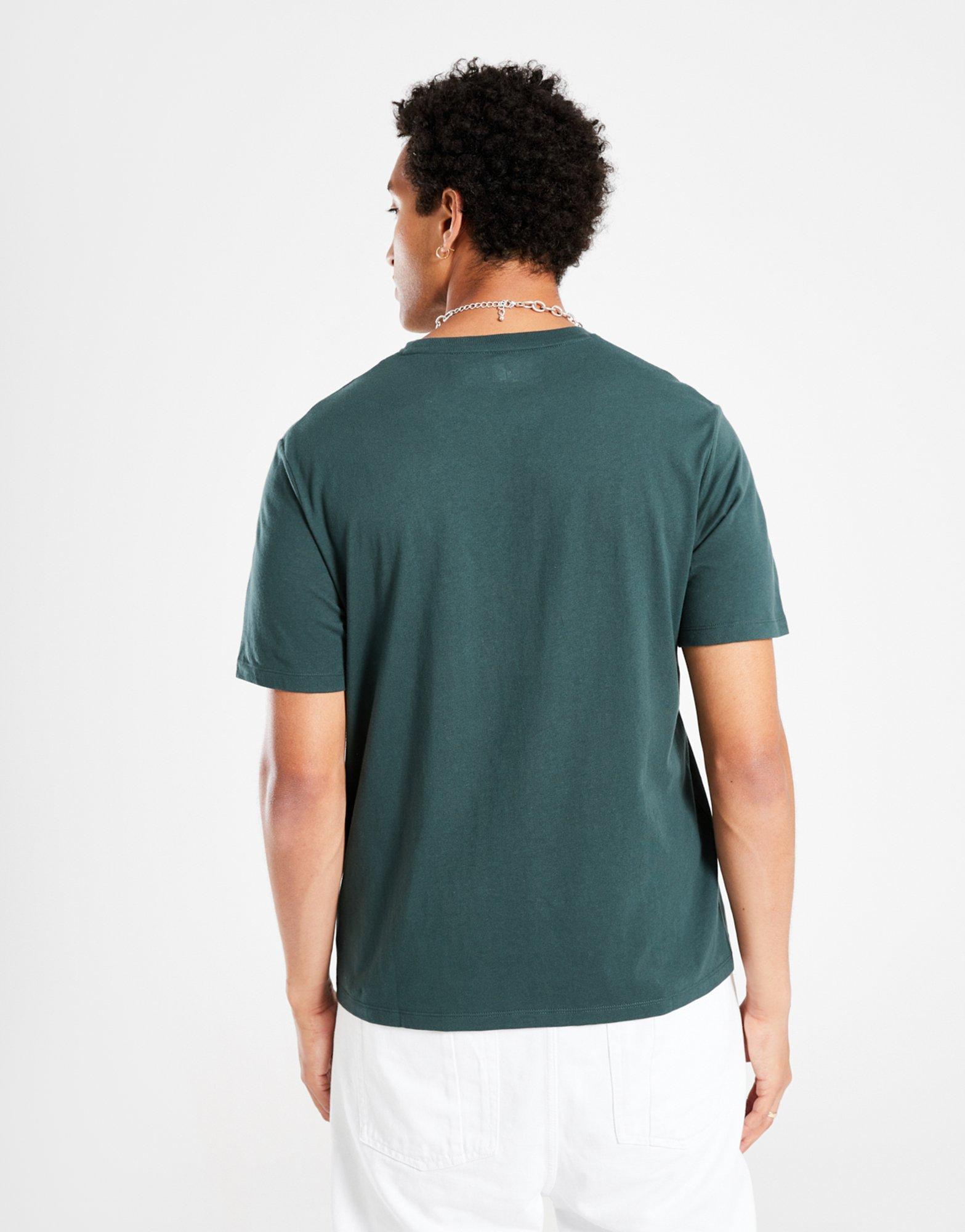 Férfi póló TIMBERLAND PÓLÓ NEW SMALL LOGO PRINT SS TEE GREEN GABLES BLA TB0A6WWTA0M1 Zöld