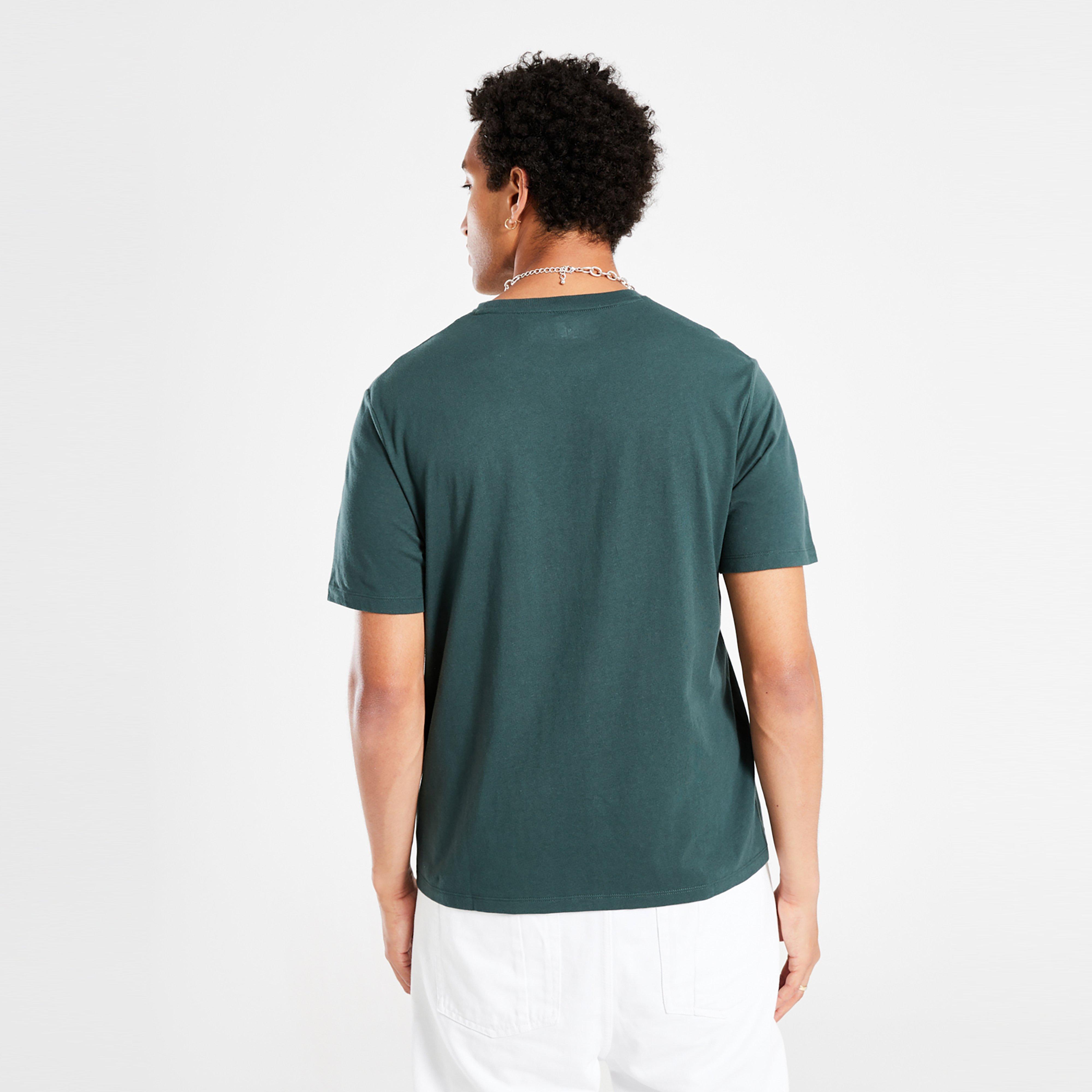 Férfi póló TIMBERLAND PÓLÓ NEW SMALL LOGO PRINT SS TEE GREEN GABLES BLA