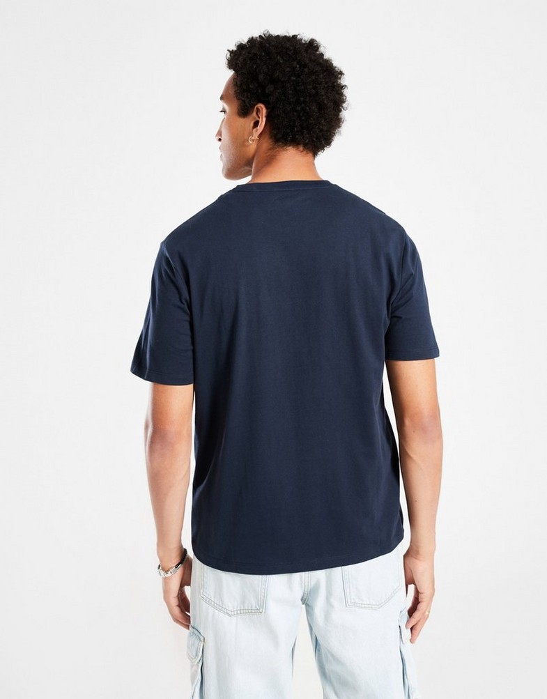 Чоловічі футболки TIMBERLAND ФУТБОЛКА NEW SMALL LOGO PRINT SS TEE DARK SAPPHIR TB0A6WWTT271 Темно-синій