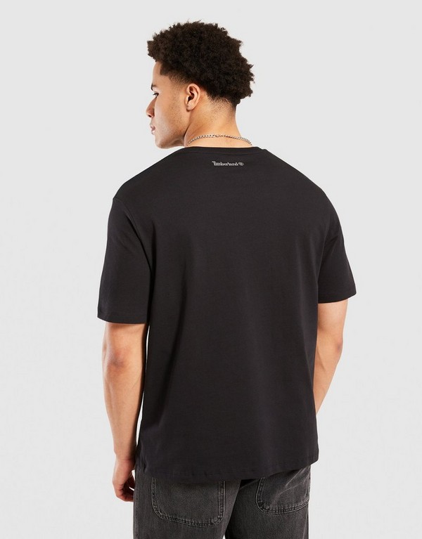 Timberland T-Shirt Small Chest Logo Tee Black - obrazek 2