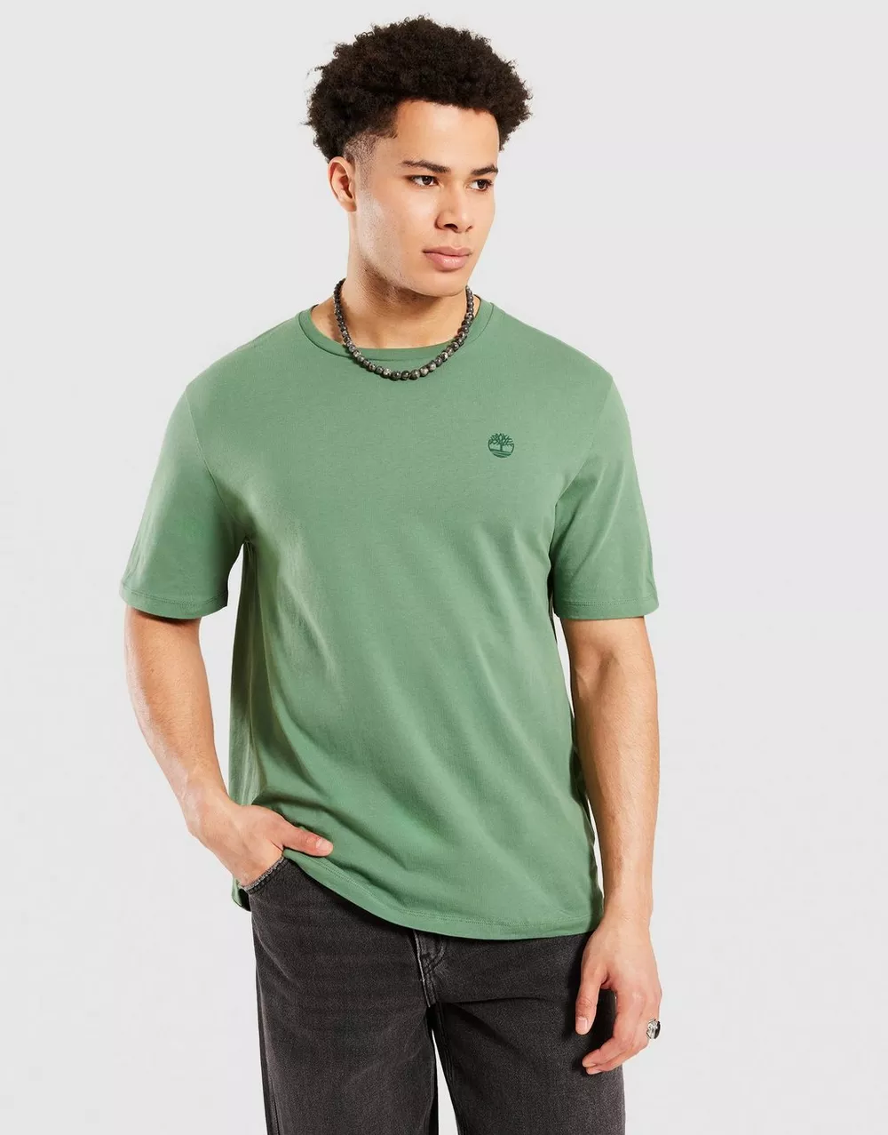 TIMBERLAND ФУТБОЛКА SMALL CHEST LOGO TEE MYRTLE, фото 1 з 4