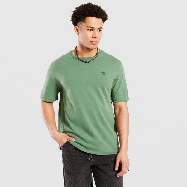 TIMBERLAND T-SHIRT SMALL CHEST LOGO TEE MYRTLE