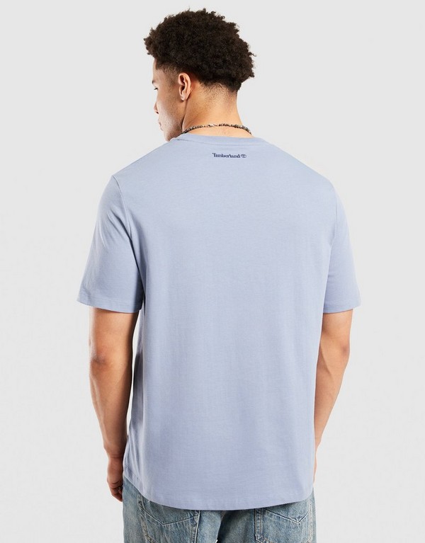 Timberland T-Shirt Small Chest Logo Tee Stone Wash - obrazek 2