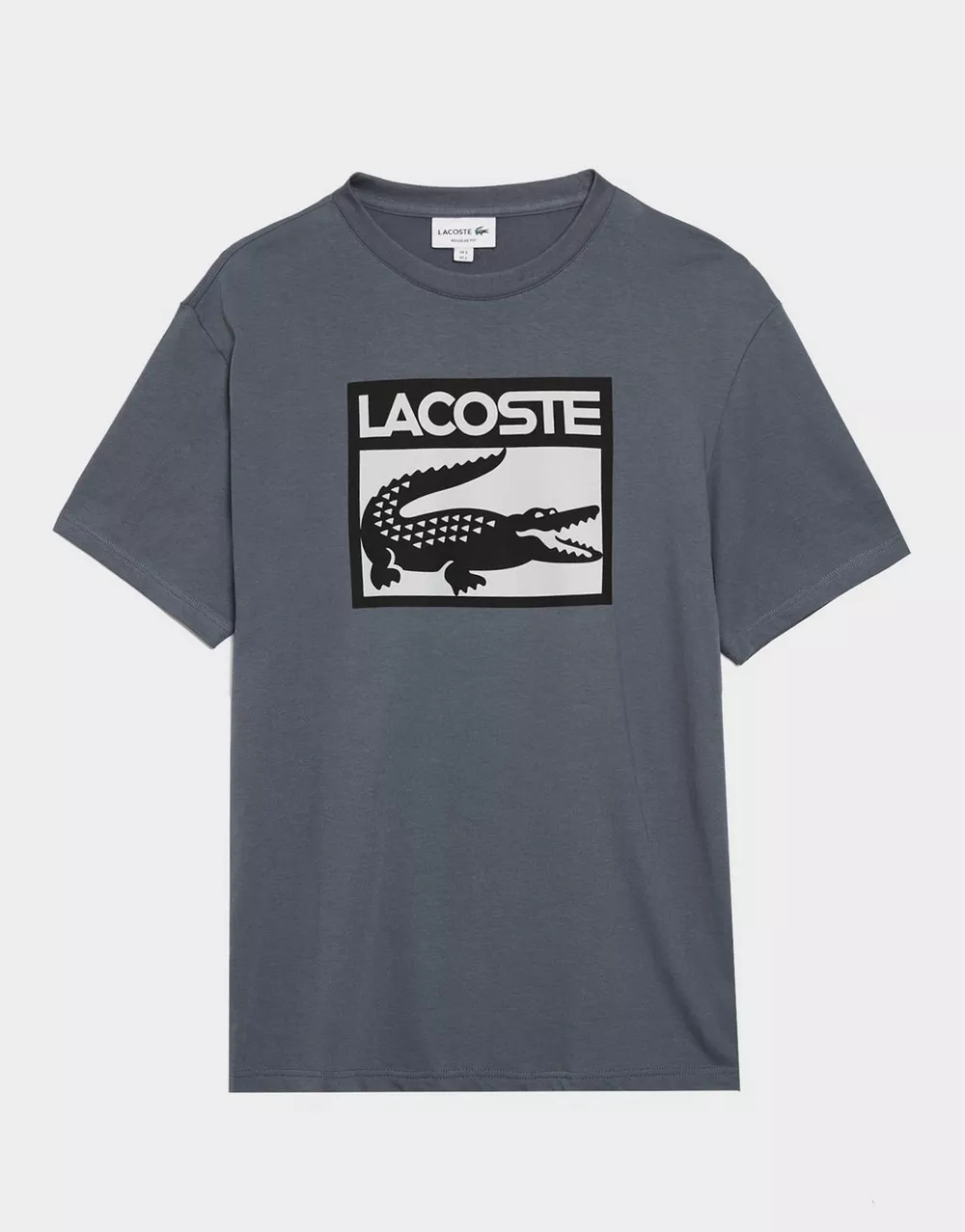 LACOSTE ФУТБОЛКА LARGE BOX TEE, фото 1 з 3