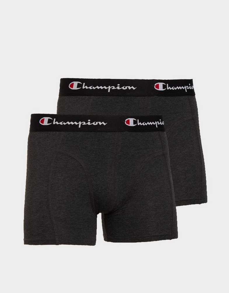 CHAMPION BOKSERKI 2 PK BOXER U20001KK002 Czarny