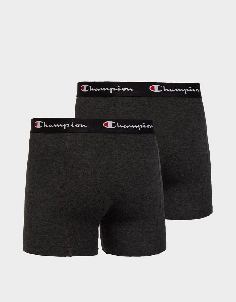CHAMPION BOKSERKI 2 PK BOXER U20001KK002 Czarny
