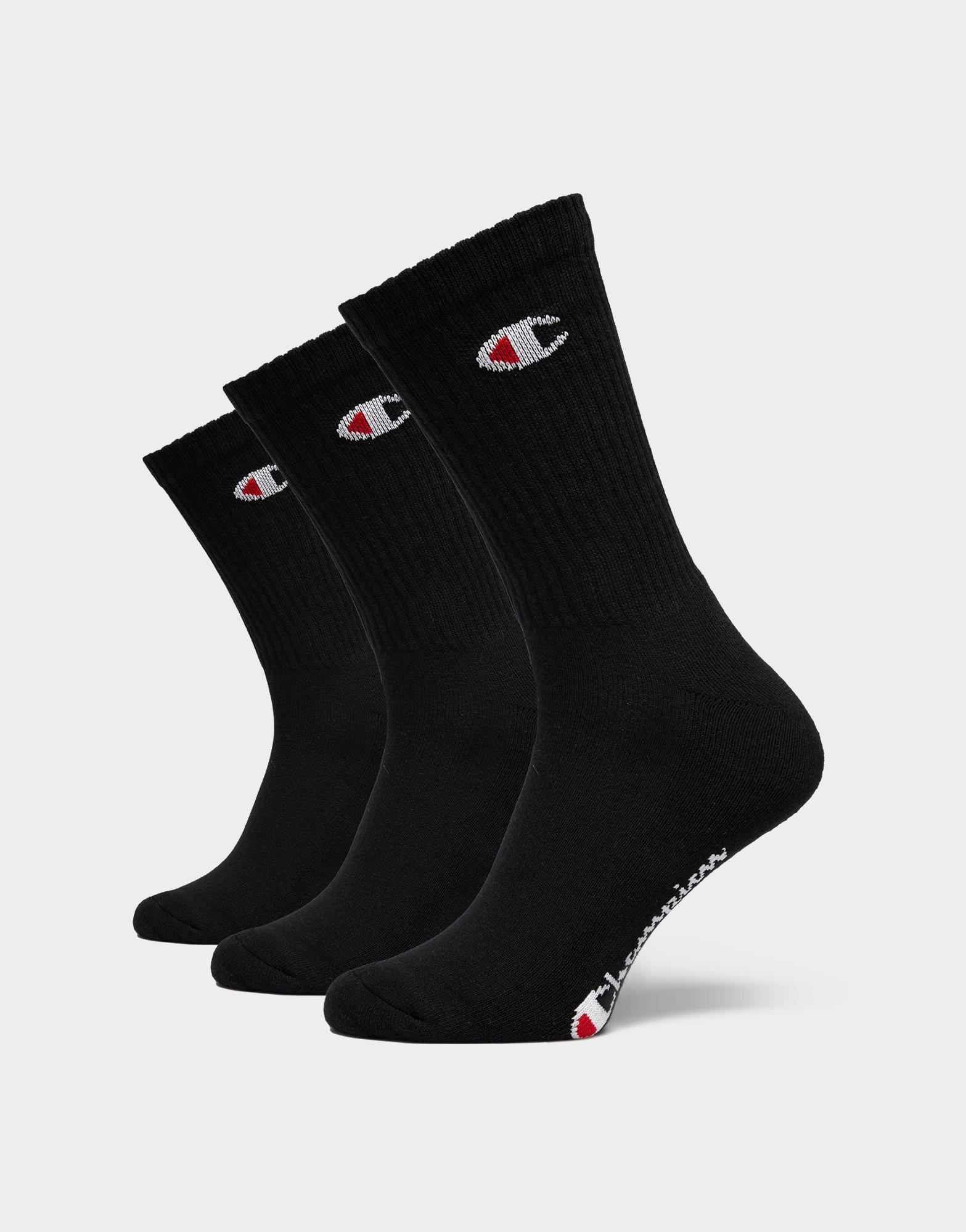 Skarpetki damskie CHAMPION SKARPETY 3PK CREW SOCKS U24558KK001 Czarny