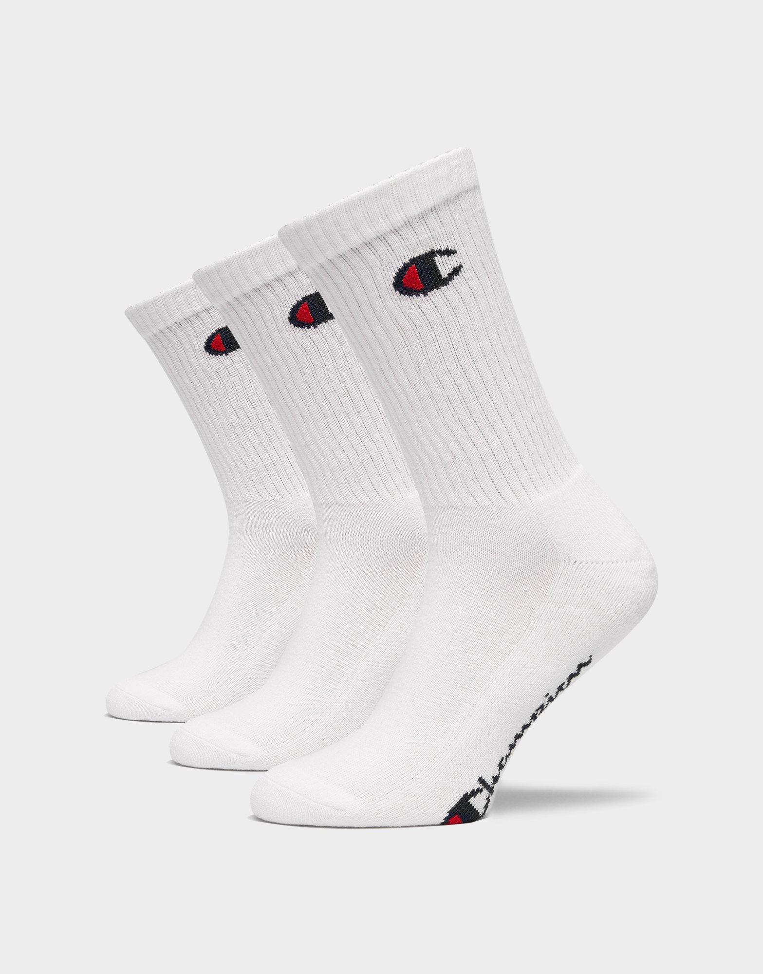 Дамски чорапи CHAMPION ЧОРАПИ 3PK CREW SOCKS U24558WW001 Бял