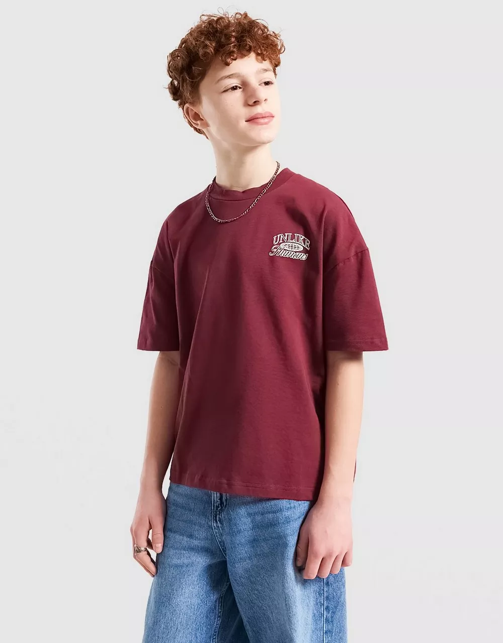 UNLIKE HUMANS ФУТБОЛКА INTER TEE DROPPED SHOULDER, фото 1 з 4