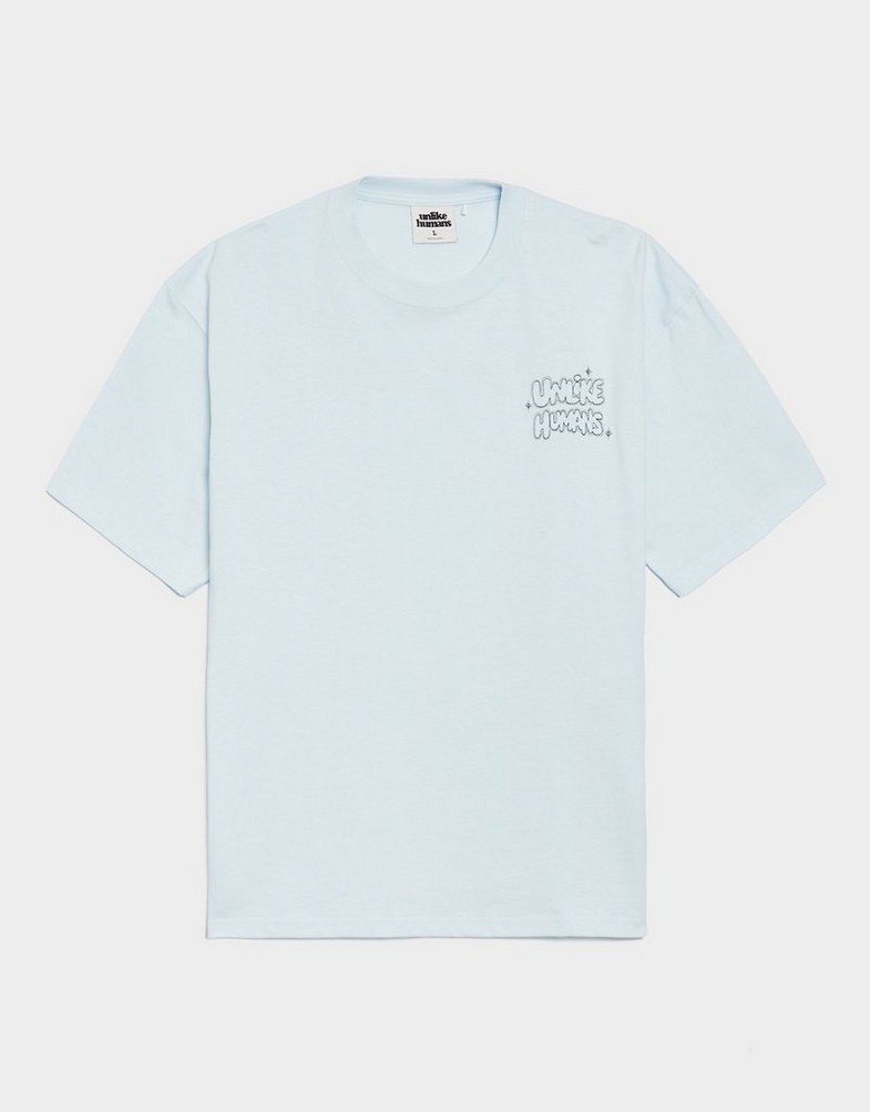 Tricou pentru bărbați UNLIKE HUMANS TRICOU REGENT TEE BLU-DLB ULHTM10313328 Albastru