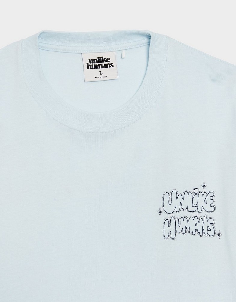 Tricou pentru bărbați UNLIKE HUMANS TRICOU REGENT TEE BLU-DLB ULHTM10313328 Albastru