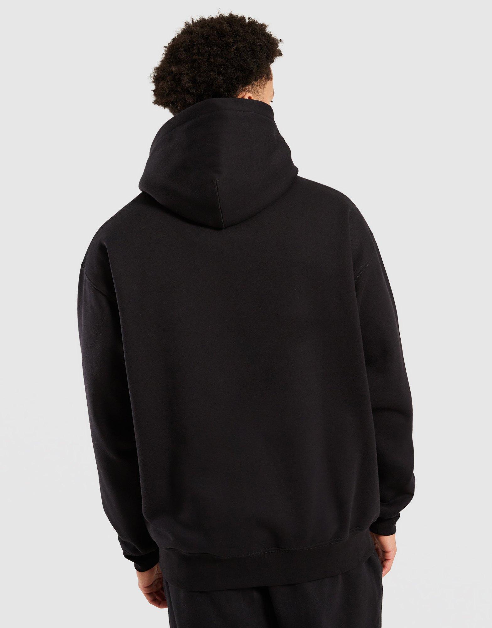 Unlike Humans Bluza Z Kapturem Ridge Hd Blk-Blk