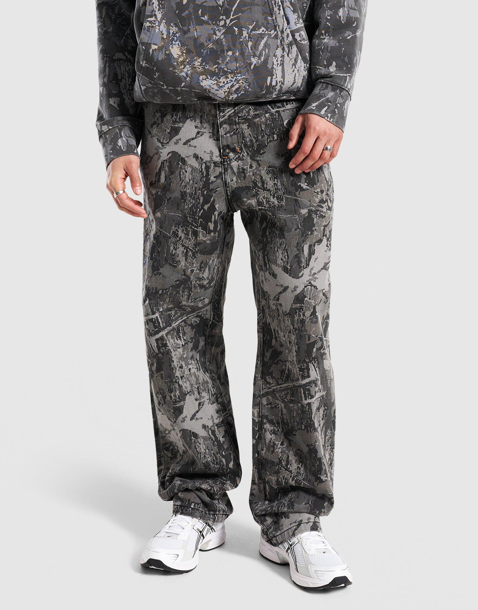 Unlike Humans Farmernadrág Camo Wessex