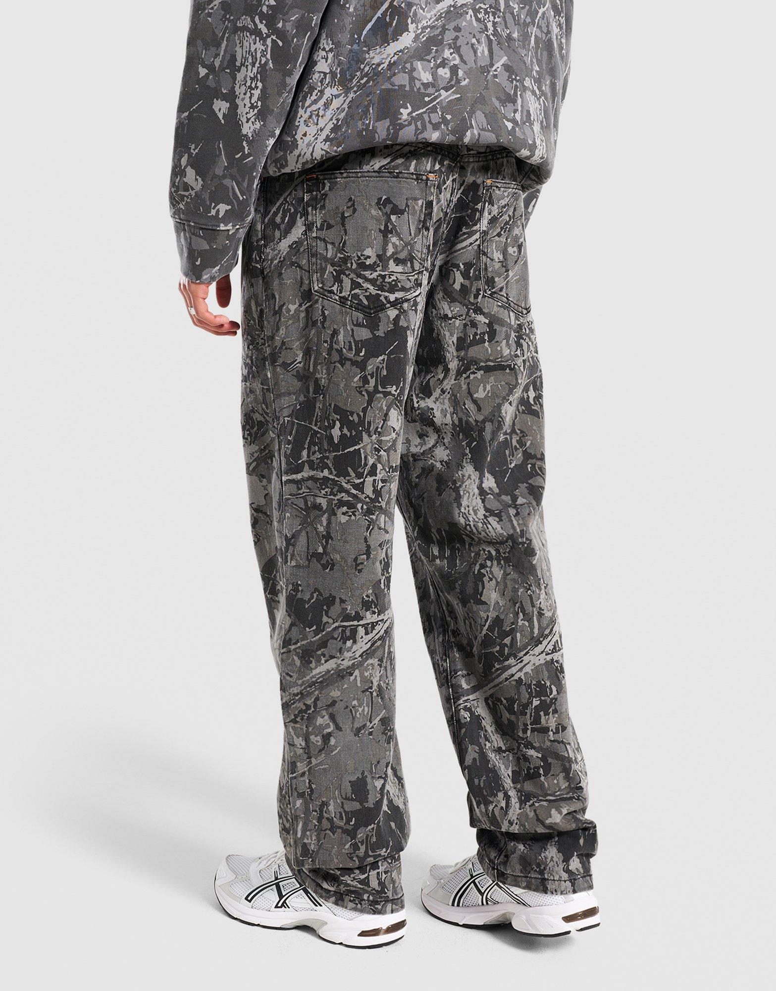 Pánske džínsy UNLIKE HUMANS NOHAVICE  WESSEX JN CAMO-RTC ULHTM10457899 Čierna