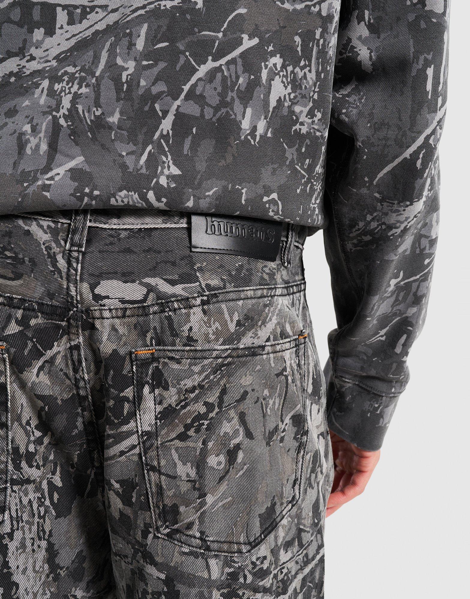 Pánske džínsy UNLIKE HUMANS NOHAVICE  WESSEX JN CAMO-RTC ULHTM10457899 Čierna