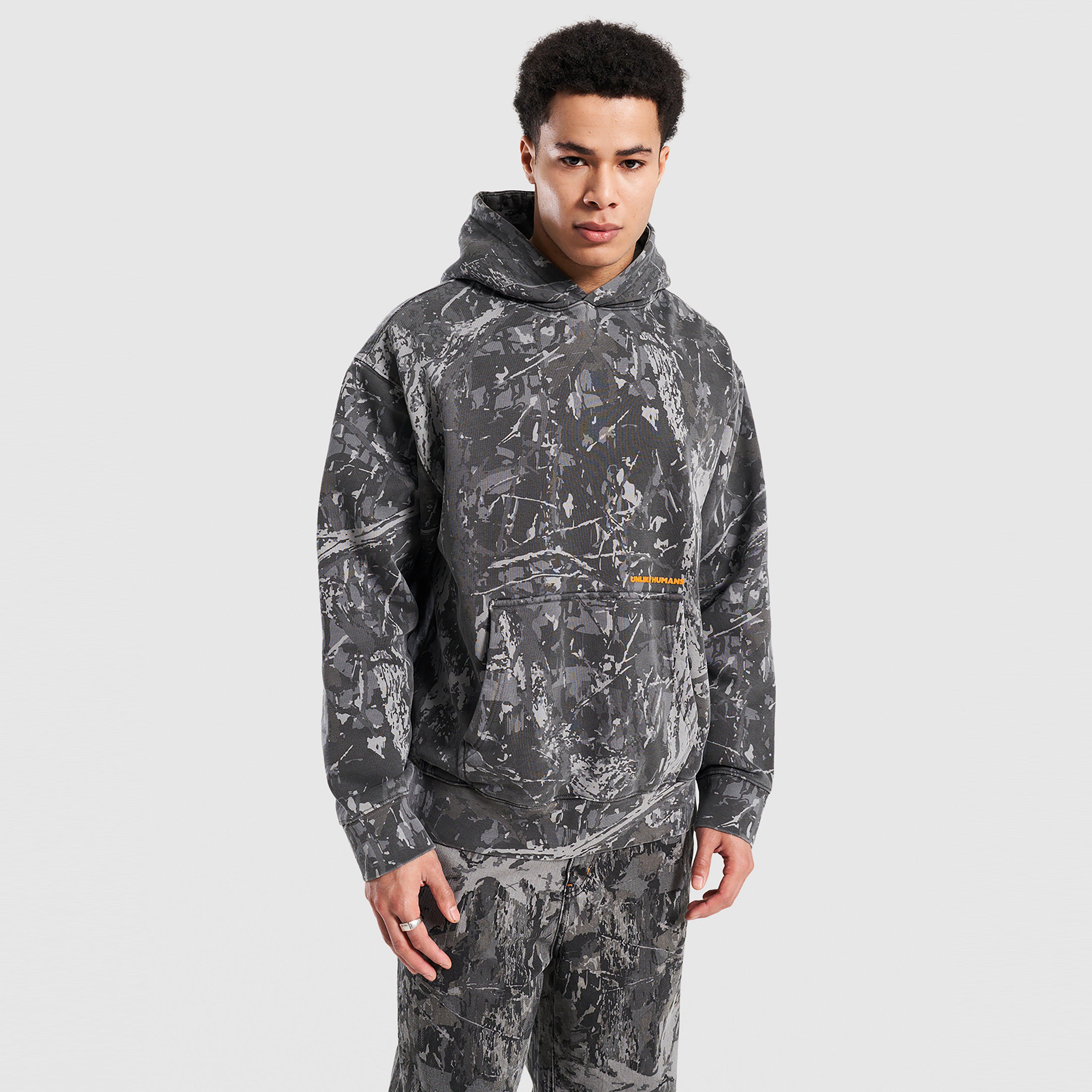 Bluza męska UNLIKE HUMANS BLUZA Z KAPTUREM WESSEX HD CAMO-RTC