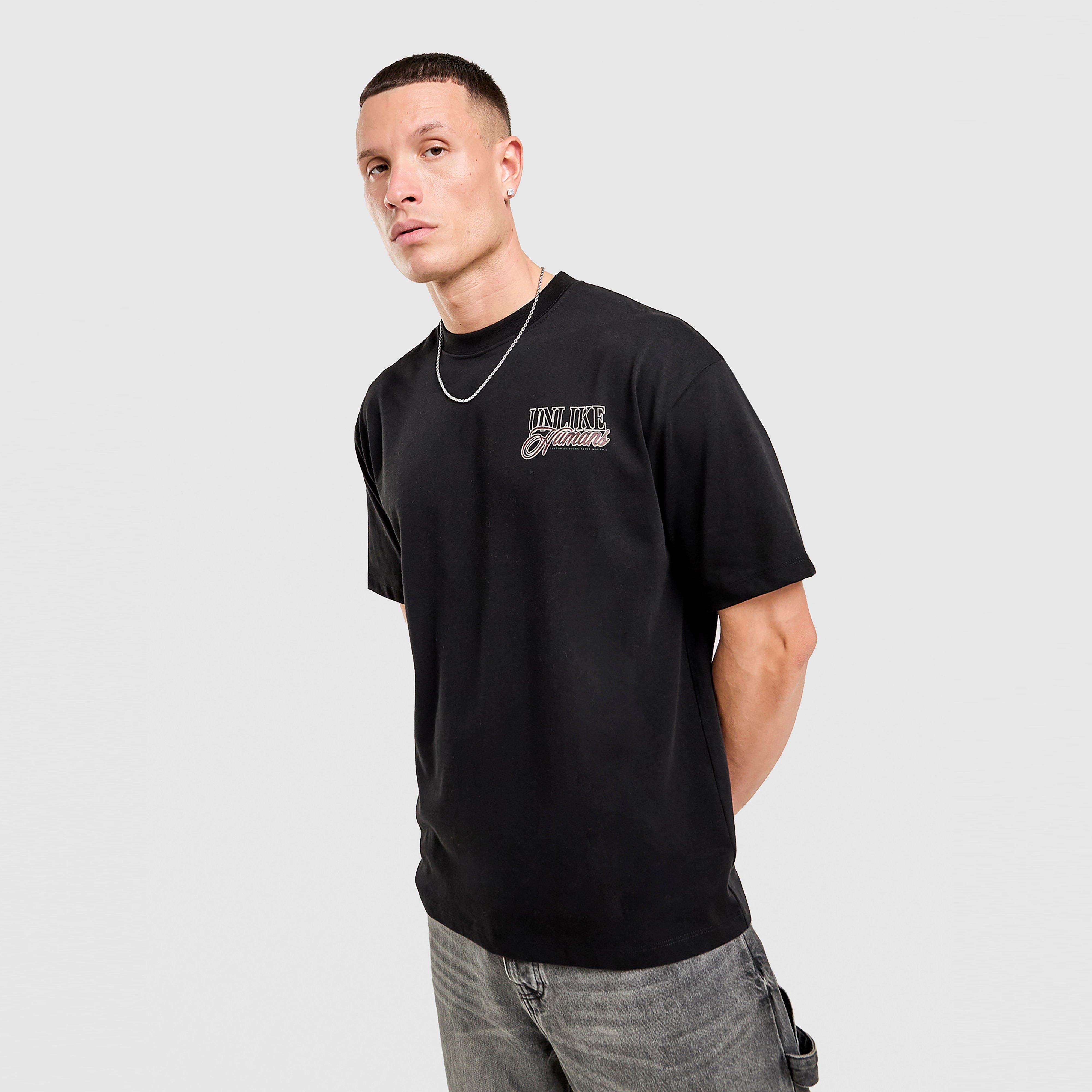 Férfi póló UNLIKE HUMANS PÓLÓ CANTON TEE BLK-BLK