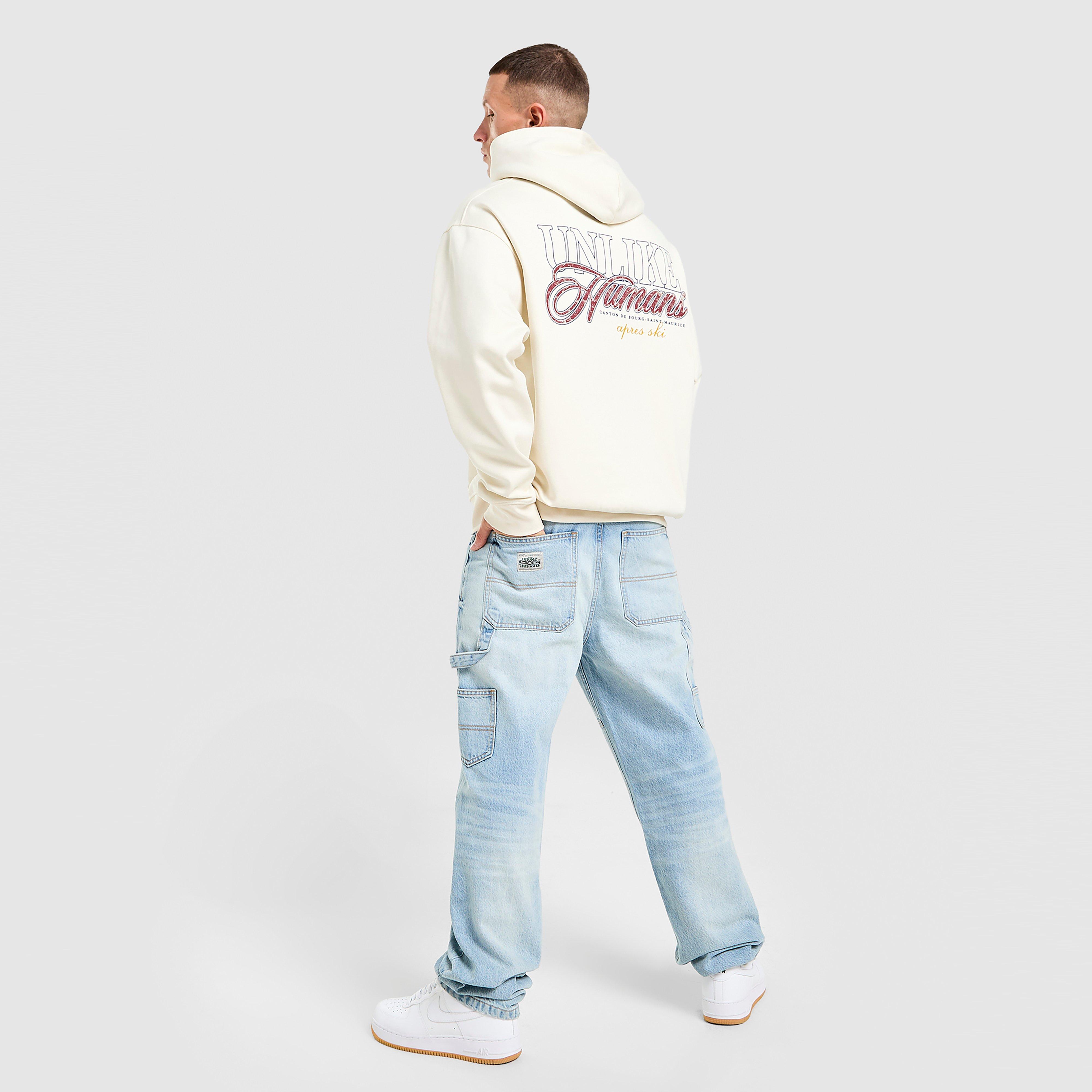 Férfi pulóverek UNLIKE HUMANS PULÓVER KAPUCNIS CANTON HD STN-LGY