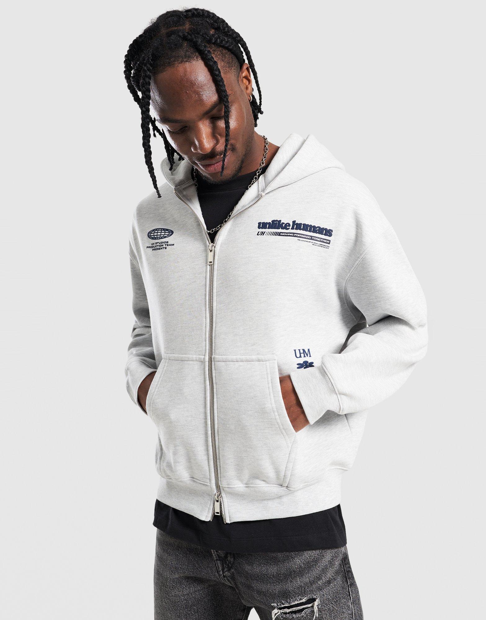 Unlike Humans Bluza Rozpinana Z Kapturem Highgrade