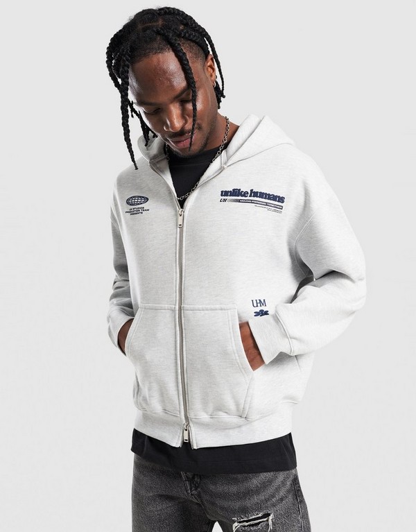 Unlike Humans Bluza Rozpinana Z Kapturem Highgrade