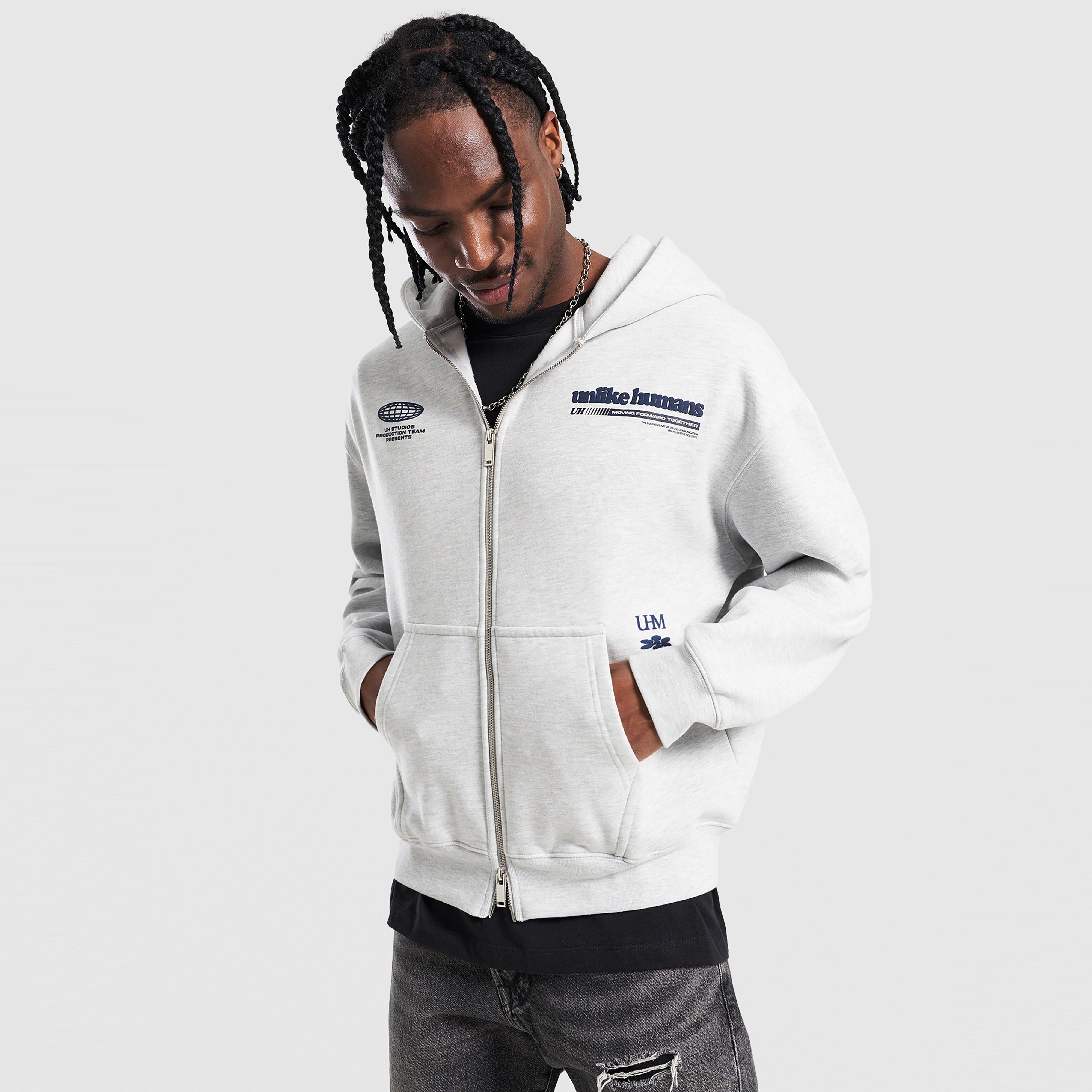 Muški gornji dio trenirke UNLIKE HUMANS VESTA RASKOPČANA   S KAPULJAČOM HIGHGRADE